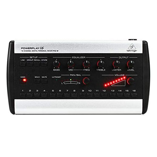 Behringer Powerplay P16-M 16-Channel Digital Personal Mixer