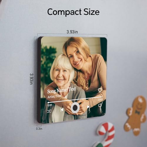 Imán musical personalizado para refrigerador con foto miniatura 7