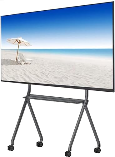 Soporte móvil para TV de piso ajustable para 30-60 pulgadas miniatura 6