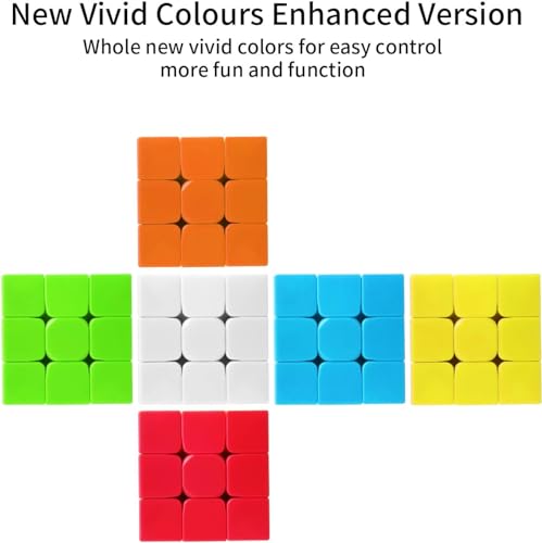 Image of D ETERNAL MoYu MFJS MeiLong 3C Cube 3x3 High Speed Stickerless Magic Puzzle Cube 3by 3,14+ years