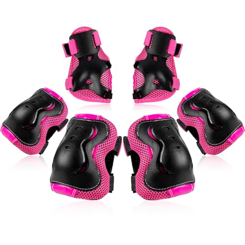 Image of BOSONER Kids /Youth Knee Pad Elbow Pads Guards Protective Gear Set for Roller Skates Cycling BMX Bike Skateboard Inline Skatings Scooter Riding Sports