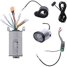 Electric Scooter Controller Board 36V 500W 17A with LCD Display, Throttle, Front and Rear Lights for 10 inch E-Scooter Accessories