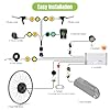 BAFANG Rear Hub Motor Kit 48V 500W 750W Electric Bicycle Conversion Kit for Bikes 20"/26"/27.5"/700C Wheel with Optional Display and e-Bike Battery #3