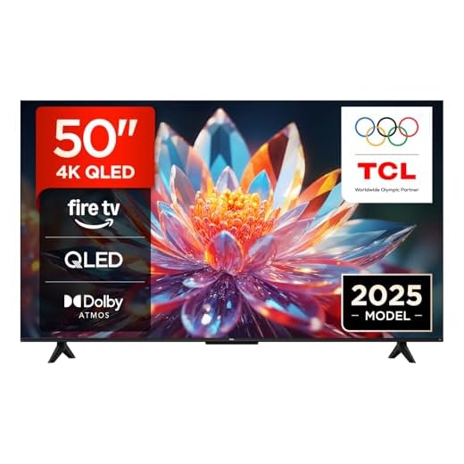 TCL 50T6C 50" QLED TV 4K HDR, FireTV (SmartTV con Dolby Vision e Atmos, HDR10+, Premi e Chiedi ad Alexa)
