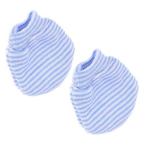 FRCOLOR Cotton Crafted Newborn Mittens Winter Mittens Set Knitted Gloves for Boys Girls Toddlers