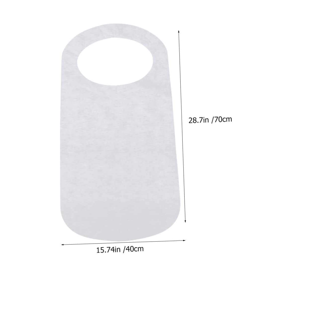 Cabilock 100pcs Disposable Nonwoven Working Aprons Waterproof Thicken Sleeveless Heat Proof for Cooking Kitchen Restaurant