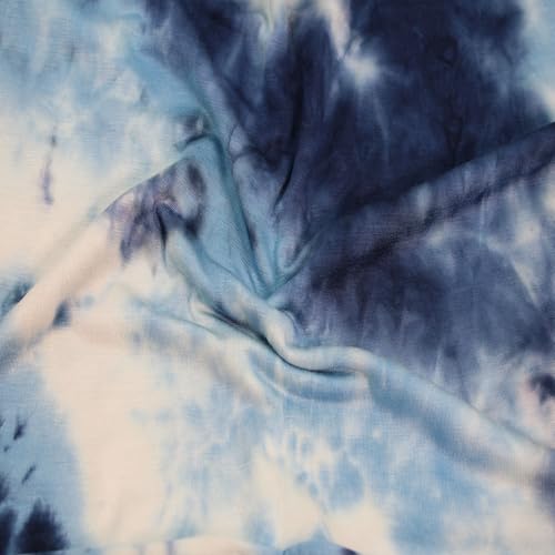 Premium 60" Rayon Spandex Jersey Knit Fabric - Soft, Breathable, 4-Way Stretch for Apparel & Crafts - Versatile Navy #1502 by Texco Inc - 5 Yards 4 Premium 60" Rayon Spandex Jersey Knit Fabric - Soft, Breathable, 4-Way Stretch for Apparel & Crafts - Versatile Navy #1502 by Texco Inc - 5 Yards - Image 3