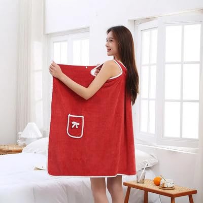 Image of MORADO� Microfiber Bathing Wearable Magic Towel /Bath Towel /Beach and Spa Bathrobe /Bathroom Towel Dress with Straps for Girls & Women 300 GSM