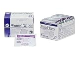 Antiseptic Wound Wipes, 20/Box