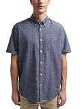 Angenehmes Tragegefühl edc by ESPRIT Herren Hemd 991cc2f303, 404/Navy 5, XS