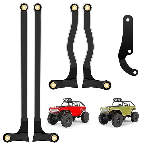 Maillons de mante priante OGRC AXI90081 en noir pour chassis Axial SCX24