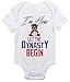 I'm Here, Let the Dynasty Begin Funny Cubs One-piece Baby Bodysuit Baby Clothes (3-6 Months, White)