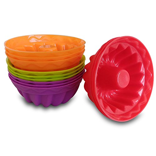 Forma De Mini Bolo Torta Pudim Gelatina Silicone - Cupcake