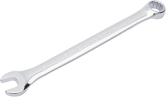 Draper 35189 Hi-Torq Short Pattern Metric Combination Spanner, 8 mm Size , Blue