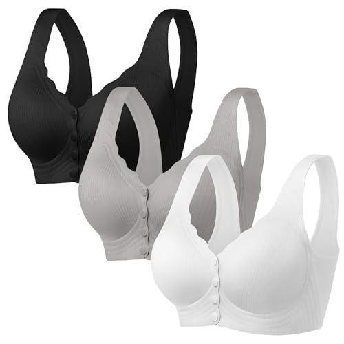 Angelhood Bras for Women Front Closure Seamless