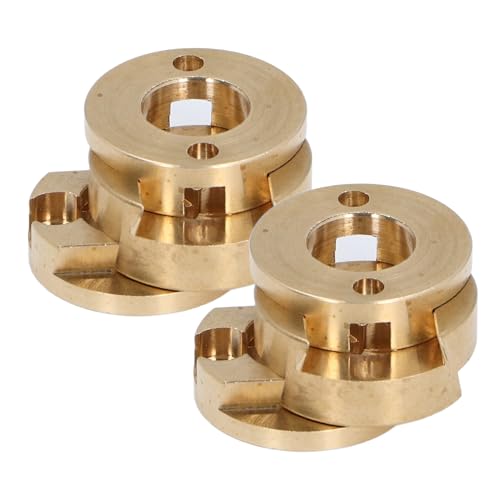 3D Printer Accessories Brass Cross Slider Coupling, 3D Printer Coupling Couplers Compatible with VzBot BLV T8 Z Axes