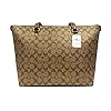 Coach Gllery Tote Shoulder Handbag (IM/Khaki/Saddle)