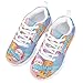 Dolyues Girls Fashion Sneakers Size 12 Cushioned Capybara Axolotl Everyday Sneakers for Kids Running Athletic Shoes Wear Resistant School Cross Trainers