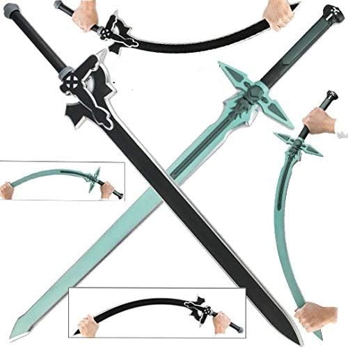 Kirito Kirigaya Dark Repulsor Elucidator Foam LARP Sword Set