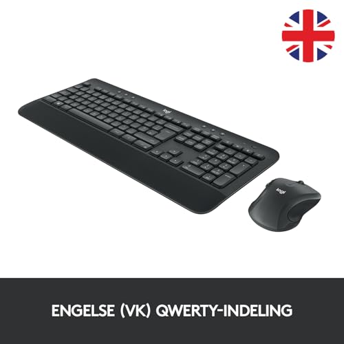 Logitech MK545 ADVANCED draadloze toetsenbord- en muiscombinatie, QWERTY US International Layout - zwart - Afbeelding 3