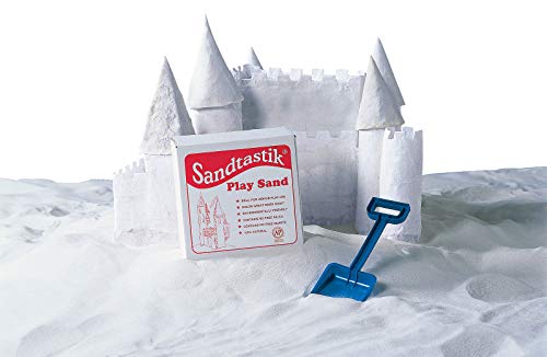 Sandtastik Sparkling White Play Sand, 25 Lb (11.3 Kg) - Fill Sandboxes, Sand Trays, Sensory Tables, Water Tables! Scoop, Mold & Pour This Premium Non-Toxic Sand #TOP1
