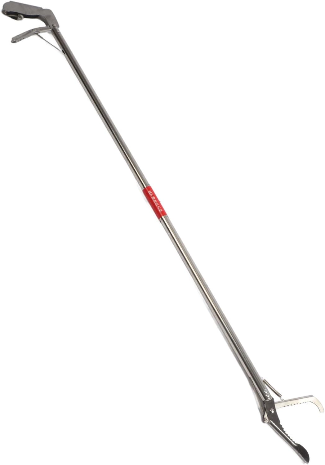 Extra Long Snake Grabber Tool, Self Lockable Grabbers for Elderly, 60in Trash Grabber Pickup Tool, Stainless Steel Heavy Duty Foldable Grabber