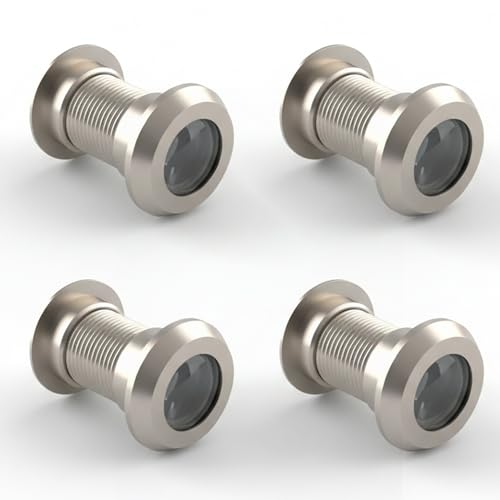 Image of Atlantic 180 Wide-Angle Door Eye Viewer for Main Door | S.S Finish Peephole | Pack of 4