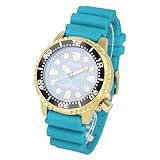 CITIZEN シチズン Eco-Drive エコドライブ PROMASTER 腕時計 時計 メンズ ソーラー DIVER'S 200m ターコイズ グラデーション BN0162-02X [並行輸入品]