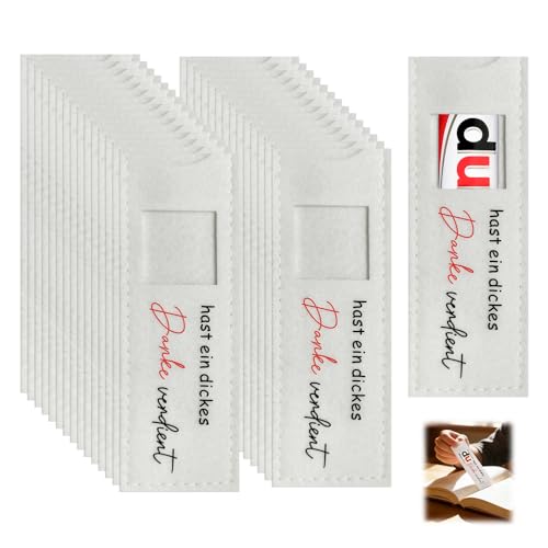 Lote de 20 bolsas de regalo de fieltro, de fieltro, envoltorio de regalo, reutilizable, bolsa de fieltro, embalaje de regalo, agradecimiento grueso para embalajes para equipos de descuento de