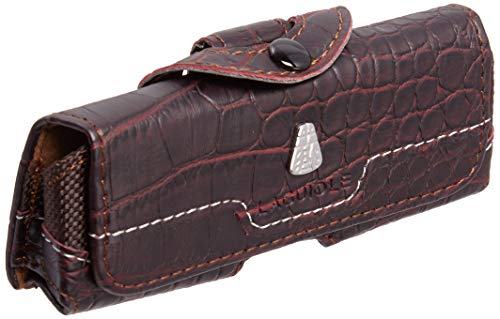 Trudeau Laguiole Red Stablewood Leather Case Waiter's Corkscrew, 5" #TOP2