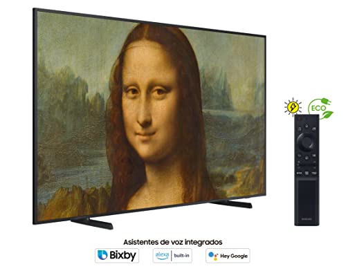 SAMSUNG The Frame QLED 4K 2022 50LS03B Smart TV 50 Zoll (127,7 cm), 4K UHD Auflösung, QLED 4K Prozessor mit KI, HDR 10+, One Connect, Fast unsichtbares Kabel, SolarCell Remote Control und Alexa – Bild 3