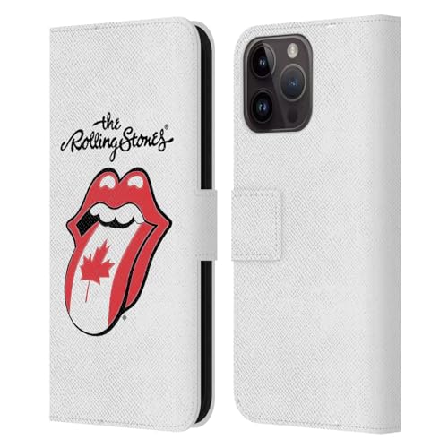 Funda cuero iPhone 15 Pro Max tipo libro con tarjetero The Rolling Stones