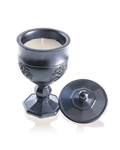 Candellana Candles Candlefort Concrete Candle-Graal Steel, Scent: Warm Feather