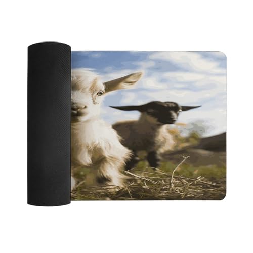 Cute Goat Mouse Pad grande antideslizante 30x60 cm miniatura 3