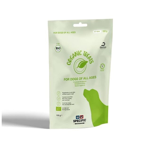 SPECIFIC Canine CT-Bio Organic Treats Caja 6X100GR