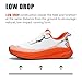 Kricely Men's Trail Running Shoes for Hiking Trekking Cross Training Breathable Slip on Walking Tennis Fashion Sneakers Lightweight Workout Gym Footwear Outdoor Jogging White Size 13