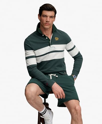 Superdry Homme Polo de Rugby Vintage Athletic Stripe - vue 3
