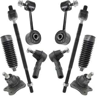 Direct replacement Front 10 Piece Steering and Suspension Kit fits Volkswagen Golf Jetta Beetle (21mm Sway Bar)