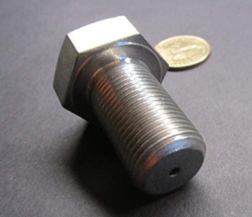 18-8 Stainless Steel Hex Bolts FT 7/8''-14 Thread x 1.50'' Long 1 pc, Silver