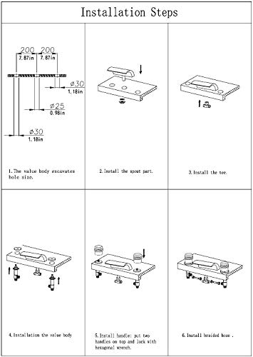 Waterfall Roman Tub Faucet Brushed Nickel Deck Mount Three Hole Double Handle With Tub Filler Faucet For High Flow #TOP7