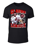 KeepYourHeadDown Shirts Black New Jersey Claude Lemieux Bootleg Style Throwback Style T-Shirt Men's Adult Large