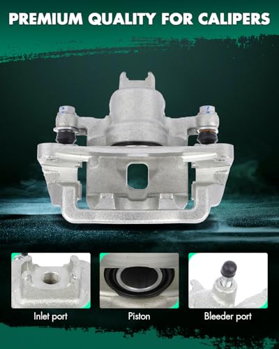 Image of SCITOO - Rear Right Disc Brake Caliper Assembly w /Bracket For Saab,For Subaru Models - For 9-2X 2005-2006,For Forester 2004-2008,For Impreza 2004-2007 19-B2066A