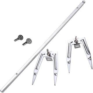 Stainless Steel Rotisserie Meat Forks Air Fryer Fork Grill Spit Rod Roast Chicken Fish Forks 34cm Rotisserie Spit Rods