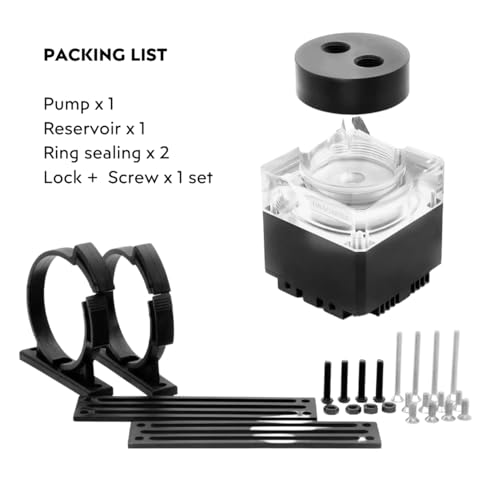 Dracaena High Flow 800L/H PC Water Pump Combo With Colorful