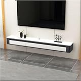 【Design moderno ed elegante】È possibile creare un'atmosfera artistica confortevole nell'ambiente interno vuoto. Apportare modifiche generali alla progettazione può migliorare la qualità della vita. Il ripiano per TV galleggiante ha un design semplice e può facilmente completare qualsiasi stanza o stile di arredamento. Aggiungi un po 'di vitalità e vigore alla tua camera da letto, soggiorno, sala multimediale e ufficio e fornisce spazio sufficiente per rendere i tuoi articoli puliti e a portata di mano!