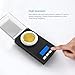 Homgeek Digital Milligram Pocket Scale Mini Jewelry Gold Powder Weigh Scales with Calibration Weights Tweezers, Weighing Pans, LCD Display