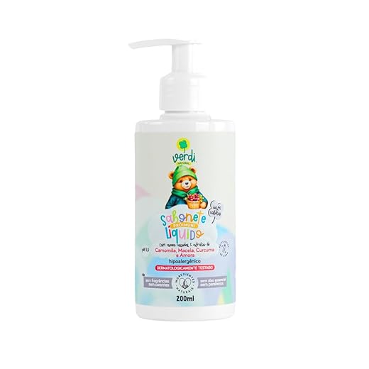 Sabonete Liquido Próimuni Corpo Infantil Natural Vegano Pele Sensível Bebê Hipoalergênico Criança