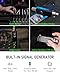 Xvive AT-2 Audio Tester Pro, 5-in-1 Signal Generator (1kHz Tone & Pink Noise), XLR Cable Tester, 48V Phantom Power Checker, XLR Input Meter, Headphone/Built-in Speaker Monitor, USB-C Rechargeable