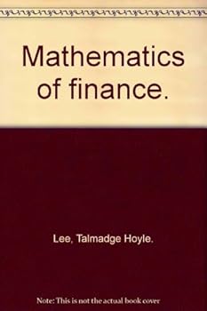 Hardcover Mathematics of finance. Book