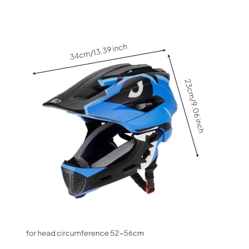 Casco completo desmontable cómodo para niños que evita golpes frontales en bicicleta 2